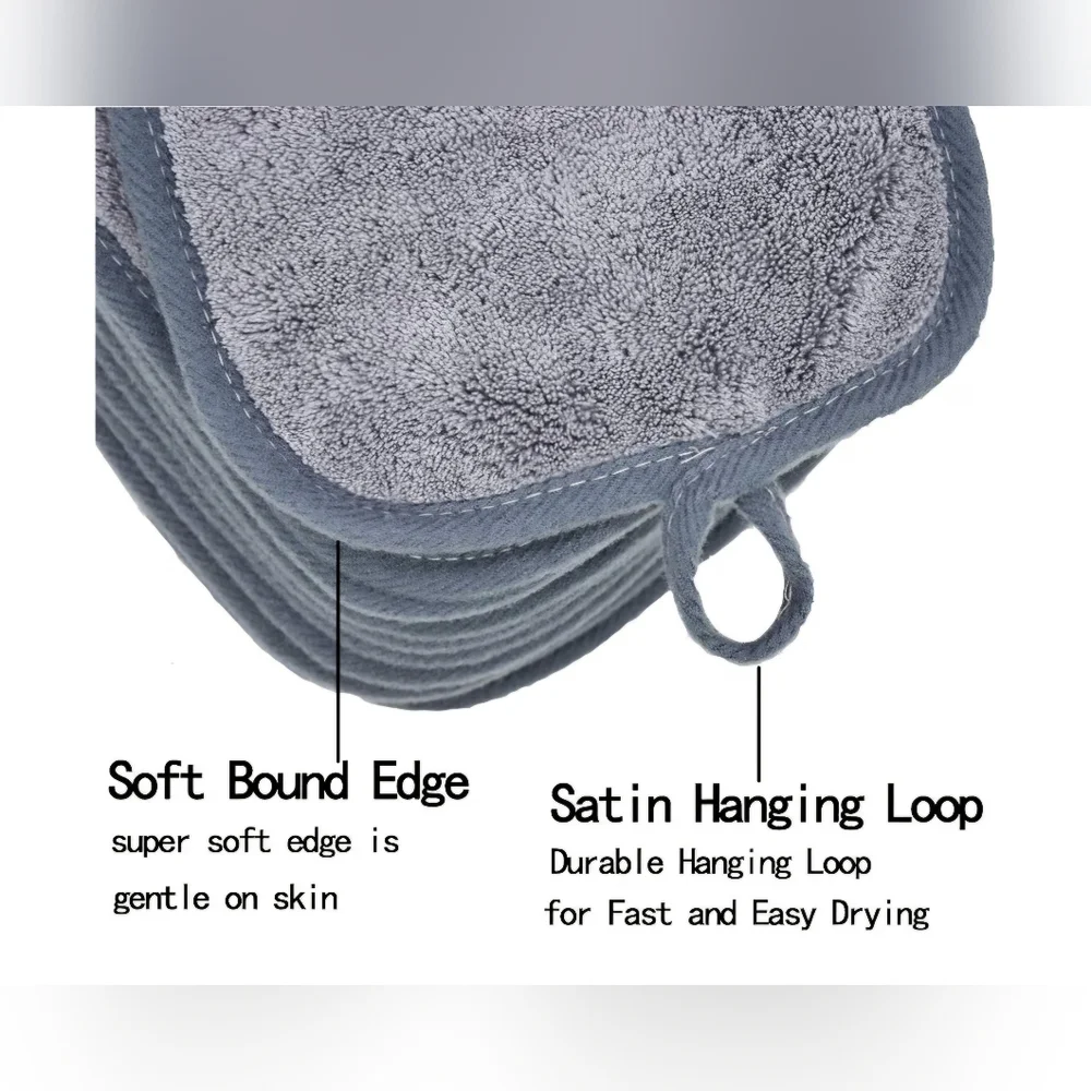 Make Up Remover Microfiber Cloths- 12 Pack